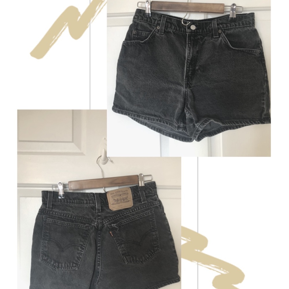 Levi black shorts